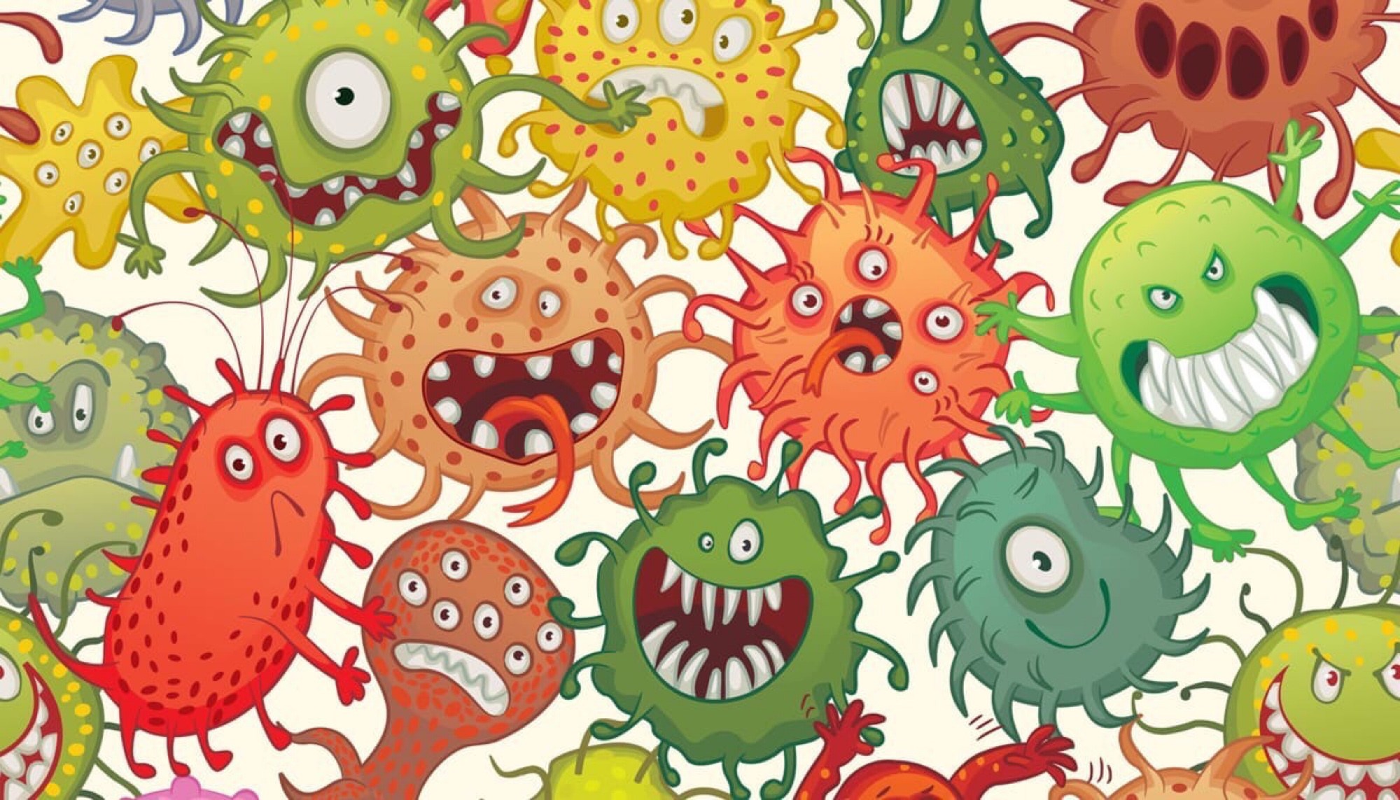 Virus art. Веселые микробы. Вирусы и микробы для детей. Злая бактерия. Микробы мультяшные.